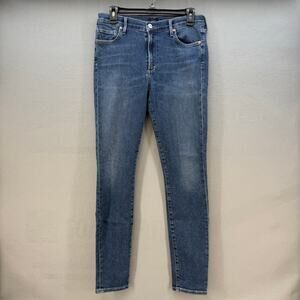Citizens of Humanity Jeans Women's 31 (12) Blue Rocket Midrise Skinny Preppy